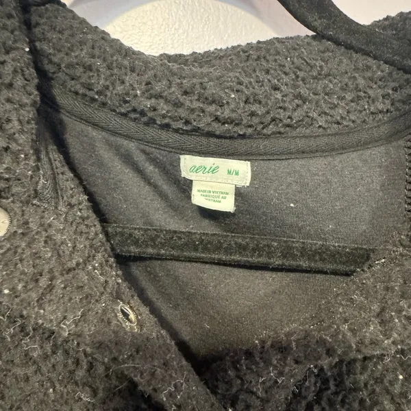 Aerie Sherpa‎ quarter button sweatshirt - Image 2