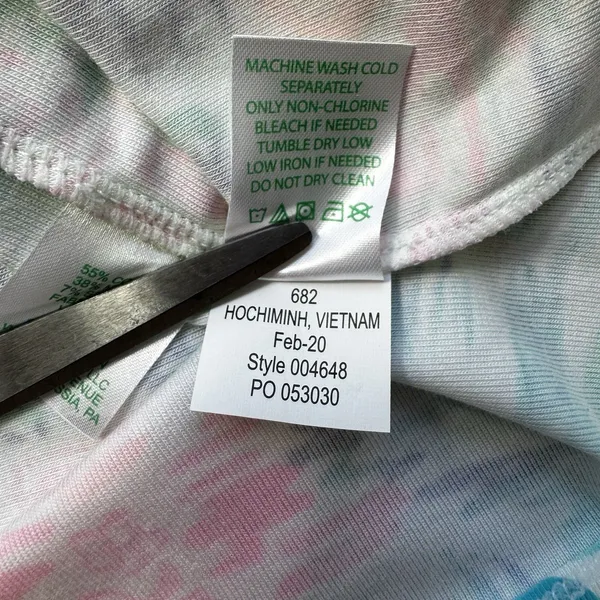 Lilly Pulitzer Top Women's XL Halee Tee Shirt Private Island SS Scoop Neck - Image 7