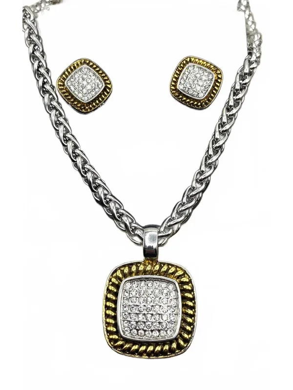 Classic Gold and Silver Statement Set - Image 3