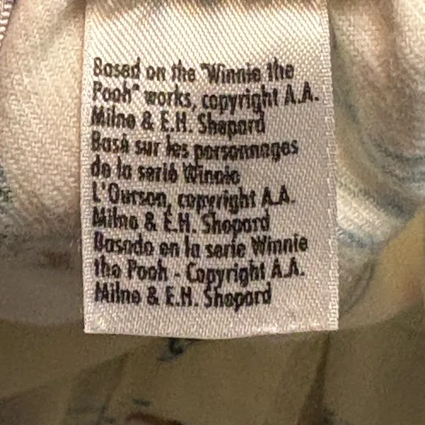 Disney Winnie the Pooh size extra large pajama pants with a cute winter scene. - Image 6