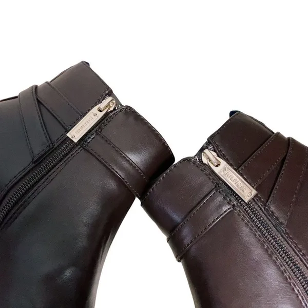 Womens‎ Tommy Hilfiger Faux Leather Side Zip Ankle Boots 7M - Image 12