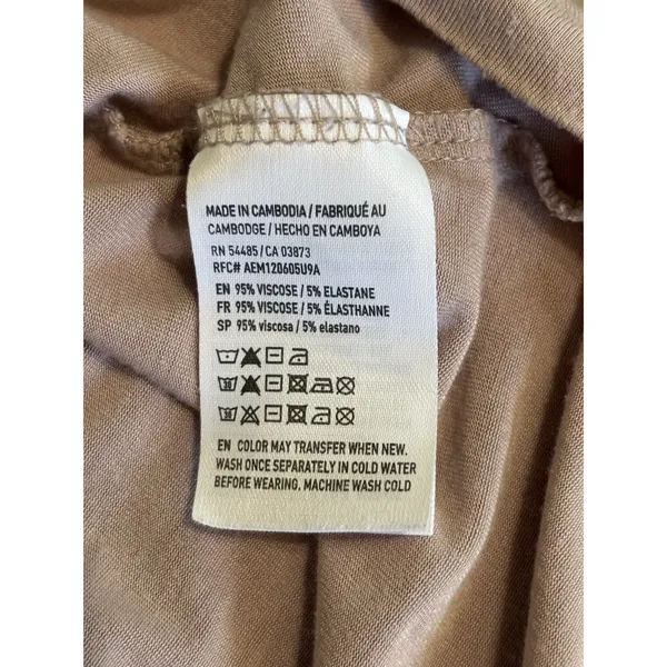 American‎ Eagle Soft & Sexy Ombré Tank Top Size XS Relaxed Pink/Gray Flower - Image 6