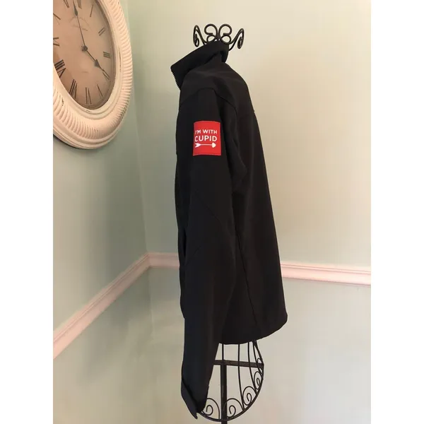 Patagonia Adze Polartec Windbloc Soft Shell Zip Front Jacket Sz S Black‎ Logo - Image 4