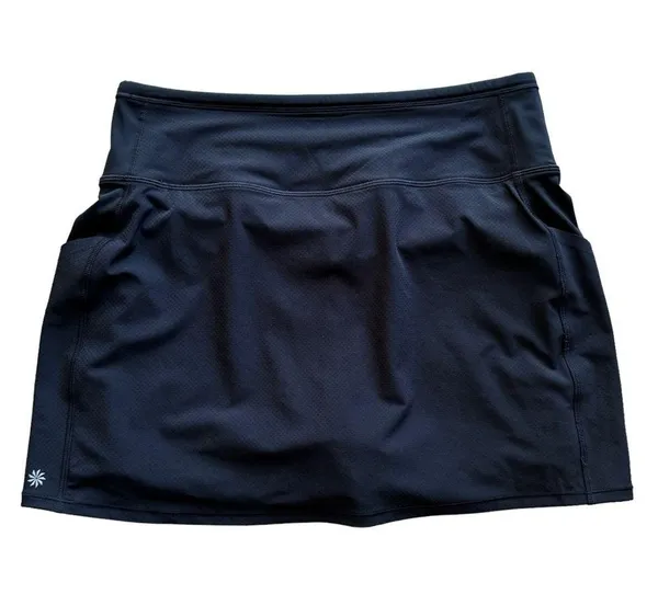 Athleta Action Skort In Dobby 14.5" Black Small Women’s #567043 Built In Shorts - Image 3