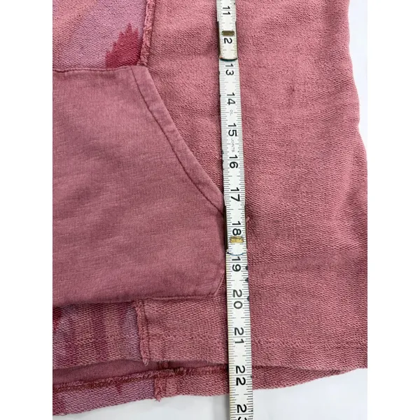 Lucky Brand Womens Pink Southwestern Ikat Baja Pullover Hoodie Cotton Size M - Image 5