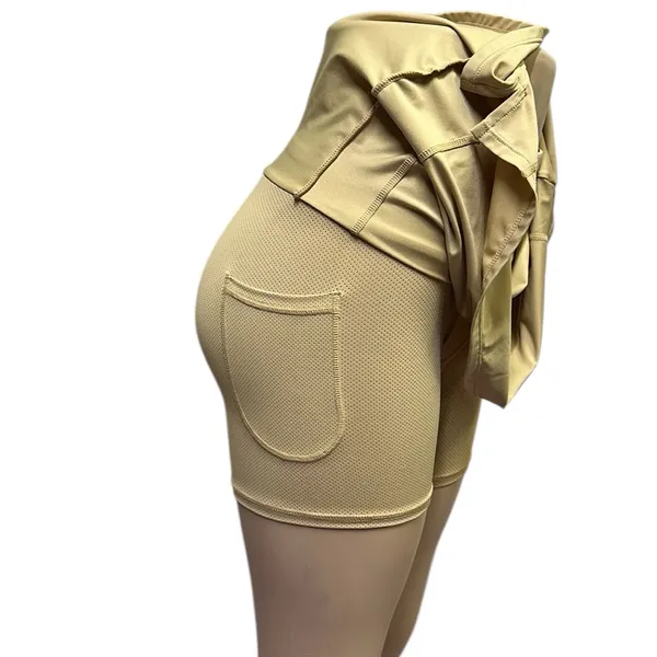 Oalka Activewear Athletic Skort Sports Golf Tennis Running Pockets Stretch XS - Image 7