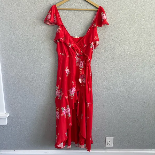Altar'd State Floral Wrap Dress Size Medium‎ NWT - Image 2