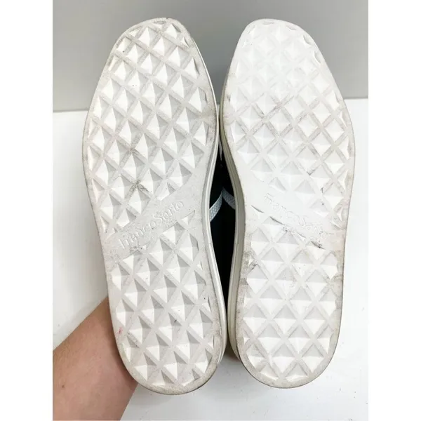 Franco Sarto Sneaker Women’s Size 8.5‎ Black White Canvas Slip On Style - Image 8