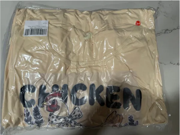 NEW Chicken Sweatshirt Chicken Mom Farm Shirt Lightweight Hoodie L - Image 5