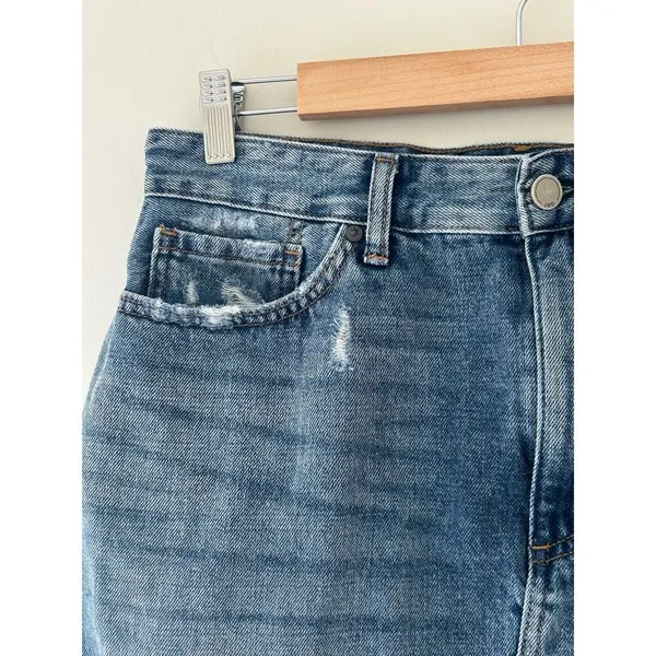 JBD Denim Mini Skirt Sz L Blue Size L - Image 4