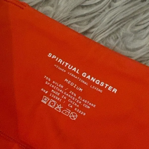 Spiritual gangster leggings size medium - Image 2