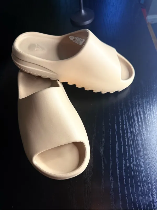 Adidas Yeezy RARE Slide Pure GX6138 Sand Foam Slides Men’s 7 Women’s 8 Pre-Split - Image 2