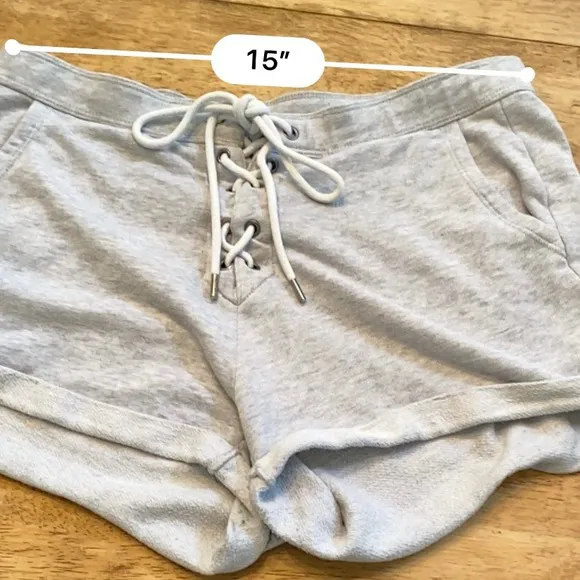 Aerie Women’s Medium Light‎ Gray Cotton Blend Shorts - Image 6