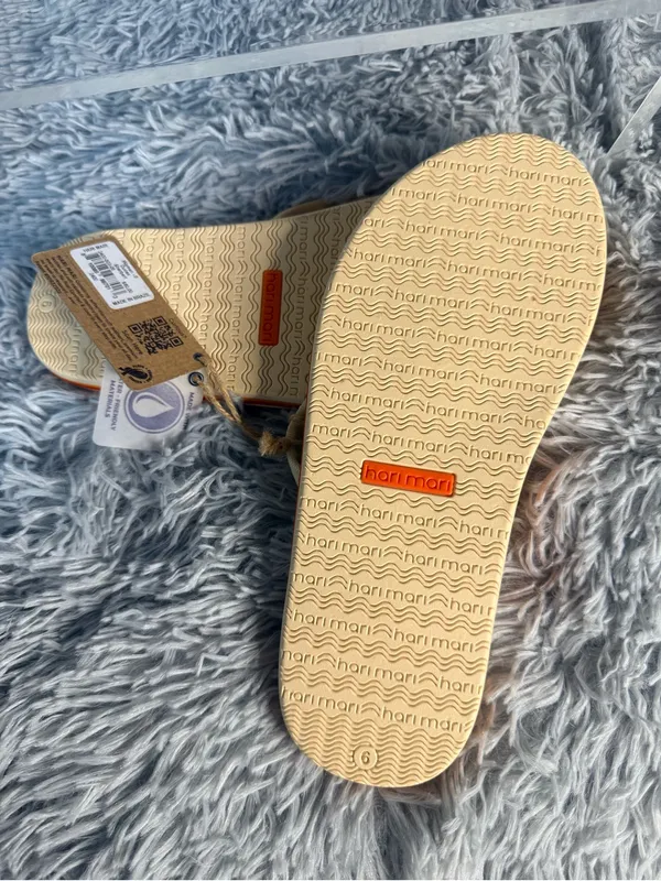 Everyday Comfort Women's Flip Flops in Beige - Image 4