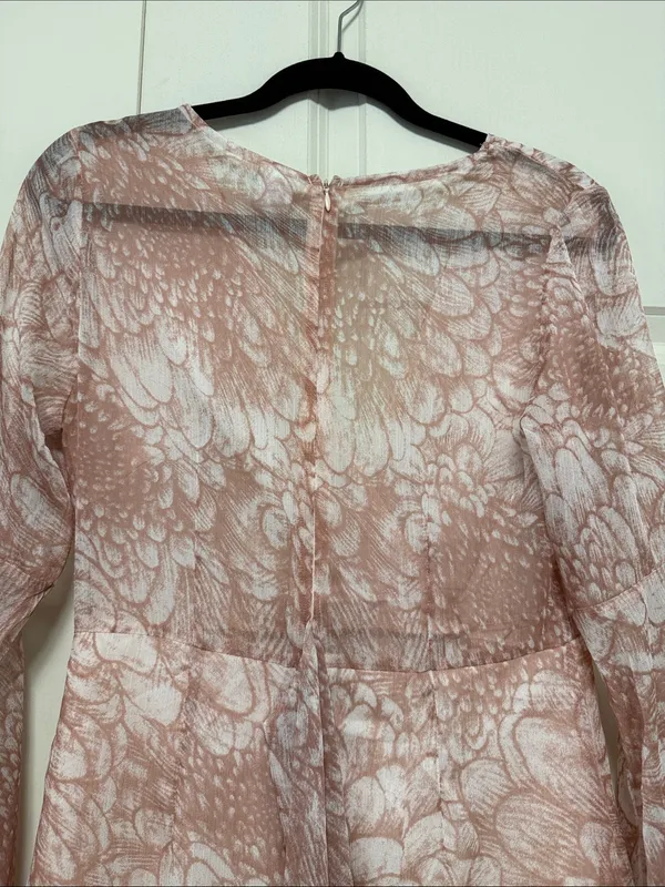 Selfie Leslie Blush Floral Wrap Mini Dress - Image 12