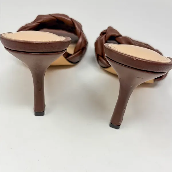NWOT Marc Fisher Women's Draya Braided Mule Sandals Brown Size 7.5 - Image 11