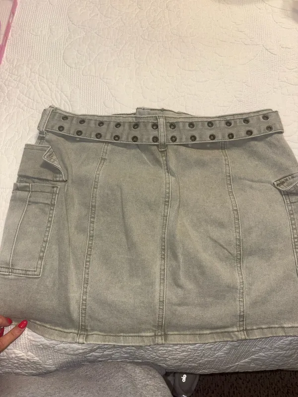 Sincerely Jules Billabong x Denim Skirt - Image 2