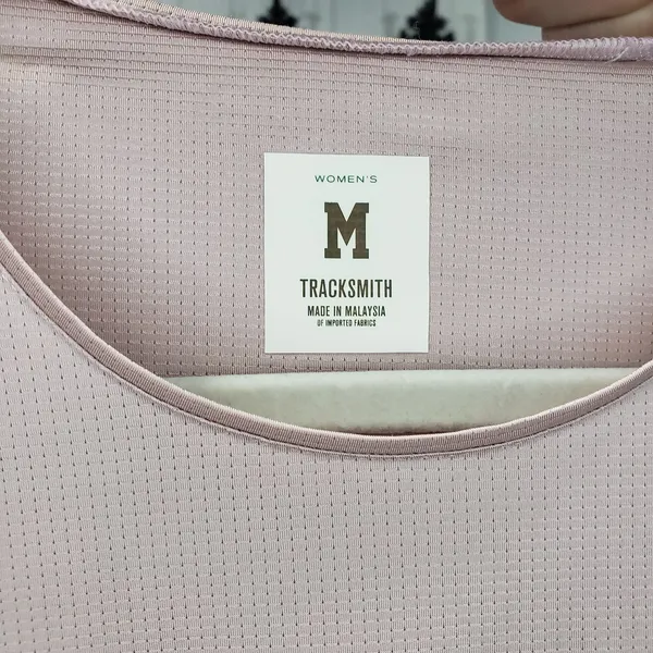 Tracksmith Twilight Long Sleeve Running Top Medium Pink - Image 3