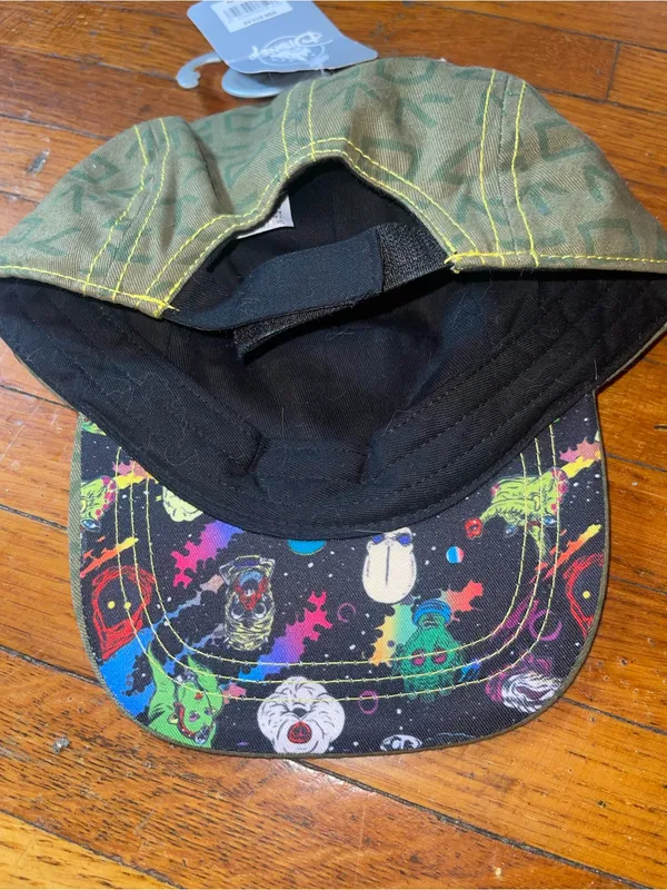NWT Star Wars Olive Green Patterned Kids Cap wwith Colorful Logo (M/7-10) - Image 5