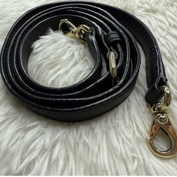 Black Gold Crossbody Replacement Strap - Image 3
