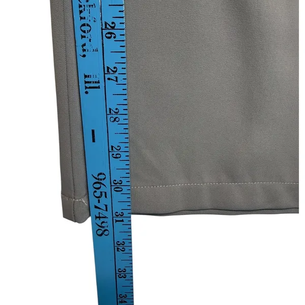 Halara Wide Leg‎ Pants Gray High Waist Old Money Capsule Wardrobe Size Large - Image 9