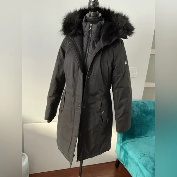Women’s winter coat 🖤 EUC 🖤 Black Size M - Image 2