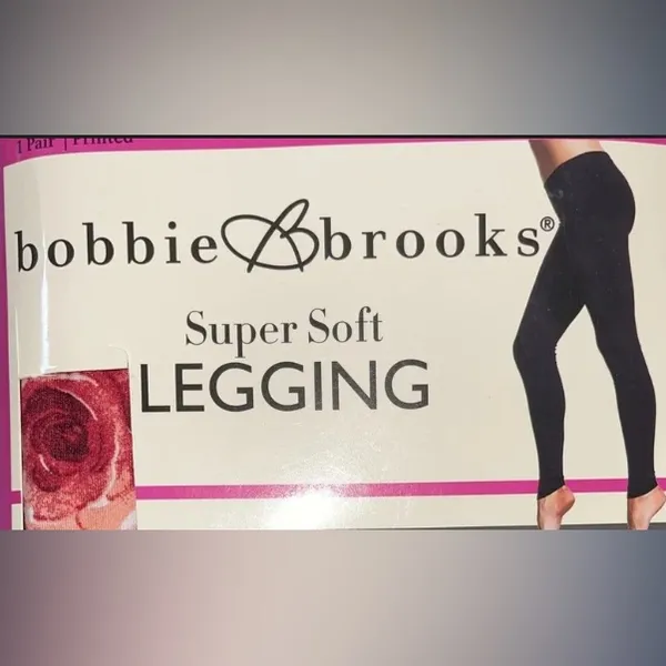 Bobbie Brooks Super Soft Floral Lattice Leggings NWT 1X - Image 6