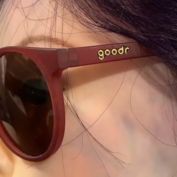 Goodr Stylish Red Sunglasses for Women - Image 4