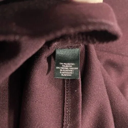 Victoria's Secret Burgundy Cutout Skirt High Waist Cutout‎ Mini Flared A-Line XS - Image 6