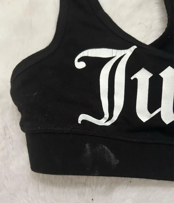 Juicy Couture Black Sports Bra - Image 2