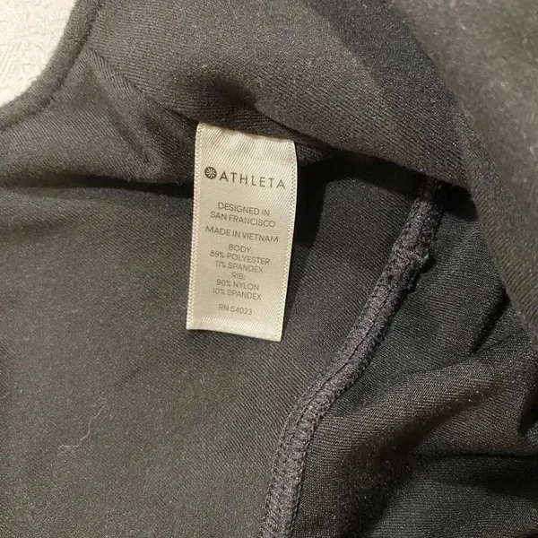 Athleta Black Ruched Ankle Jogger Pants Women’s Size Small - Image 5