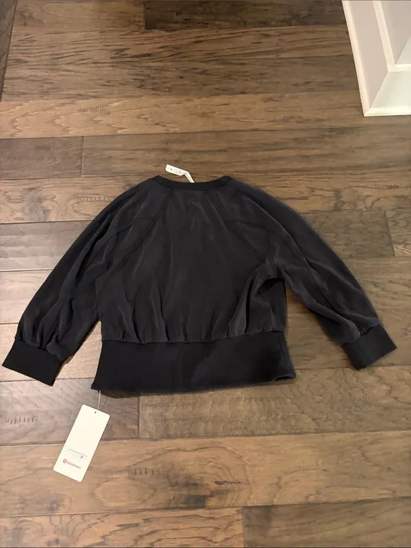 New With Tags Lululemon Softstreme Rubbed Hem Pullover Sz 10 - Image 11