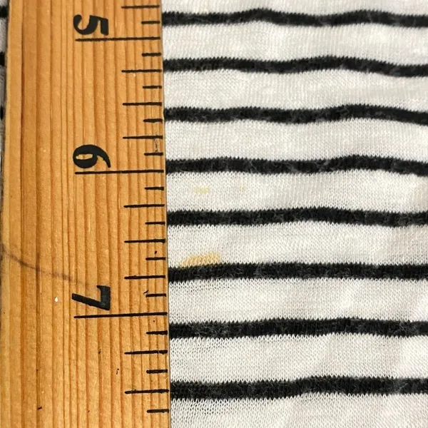 Urban Outfitters Pins and Needles Stripe XS Women's Raw Hem Swing Top Blouse‎ Oversized - Image 11