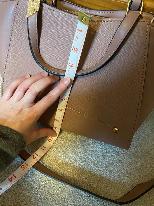 SheIn Pink Handbag Purse - Image 6