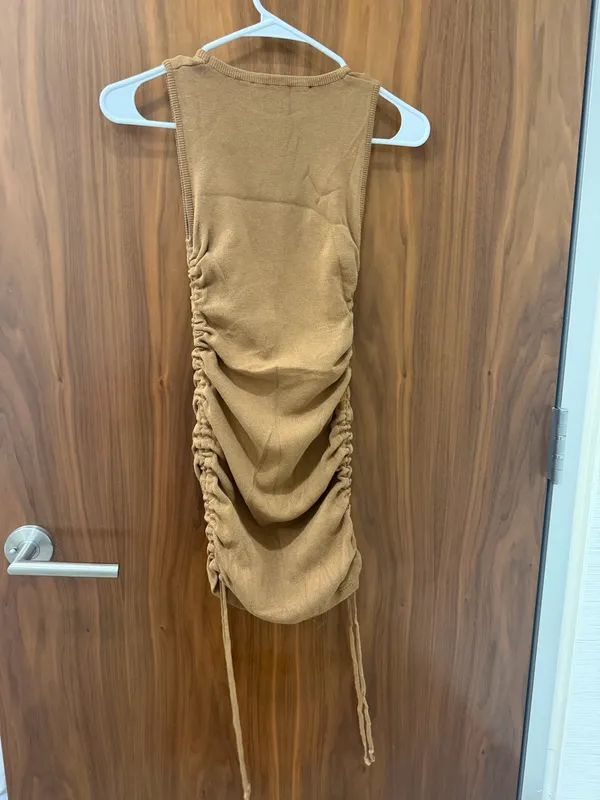 Lioness Brown Mini Dress - Image 2
