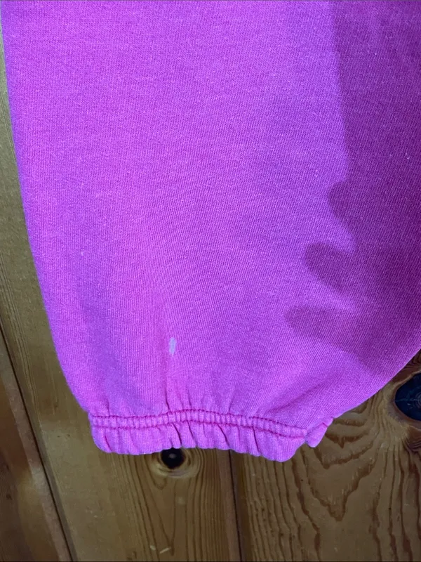 Victoria's Secret Hot Pink Drawstring Sweatpants large vintage sparkly pants - Image 3