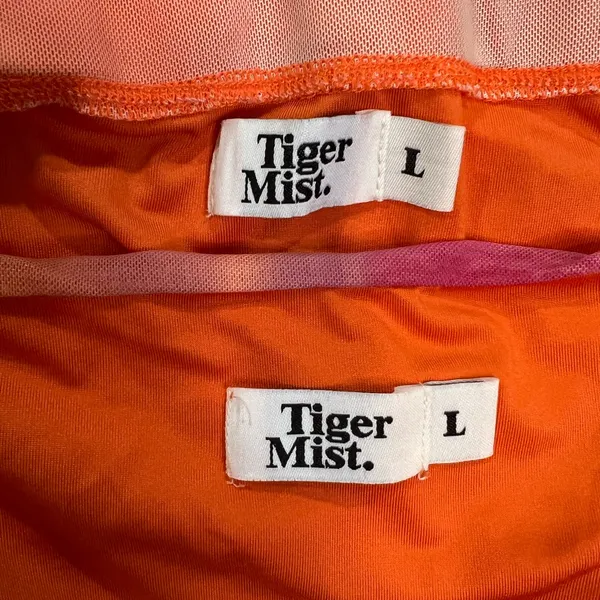 Tiger Mist Sariah StraplessTop and Mini skirt‎ Set size L Marble-Print - Image 4
