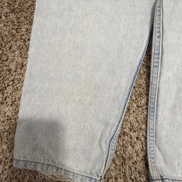 Vintage Levis SilverTab Baggy Jeans Light Wash Blue 90s Denim W28 L32 40581-0234 - Image 5
