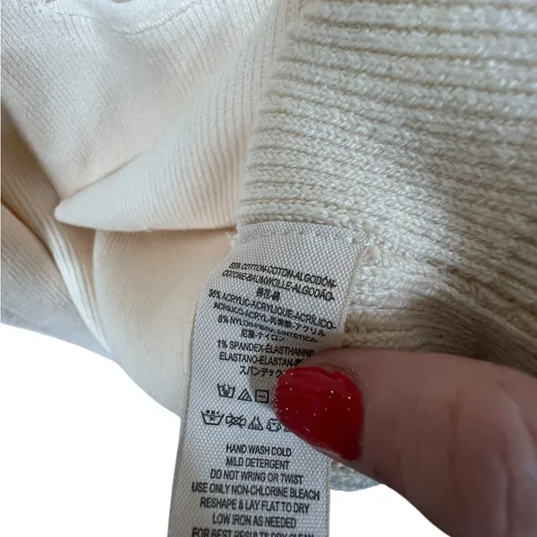 NWOT. Free People Ivory Irreplaceable Cardigan - Image 5