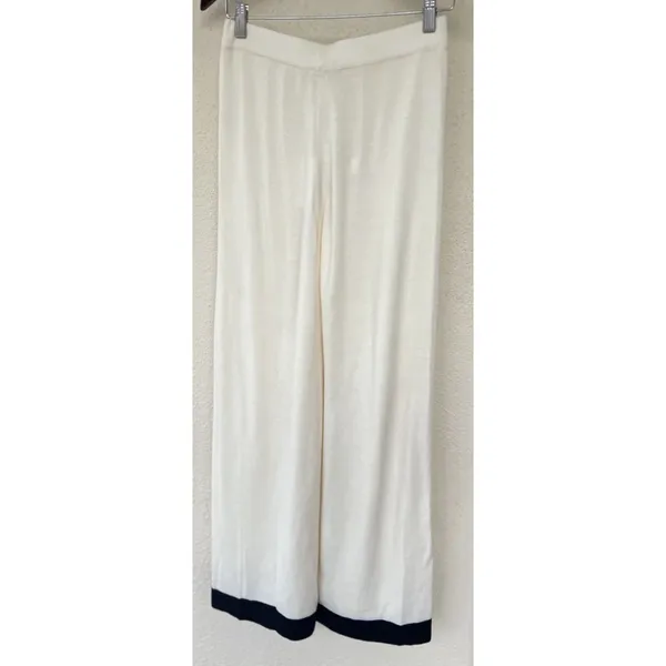 ZIMMERMANN Two-Tone Merino Wool Wide-Leg Pants AU 2 US 8 Luxury Resort - Image 7