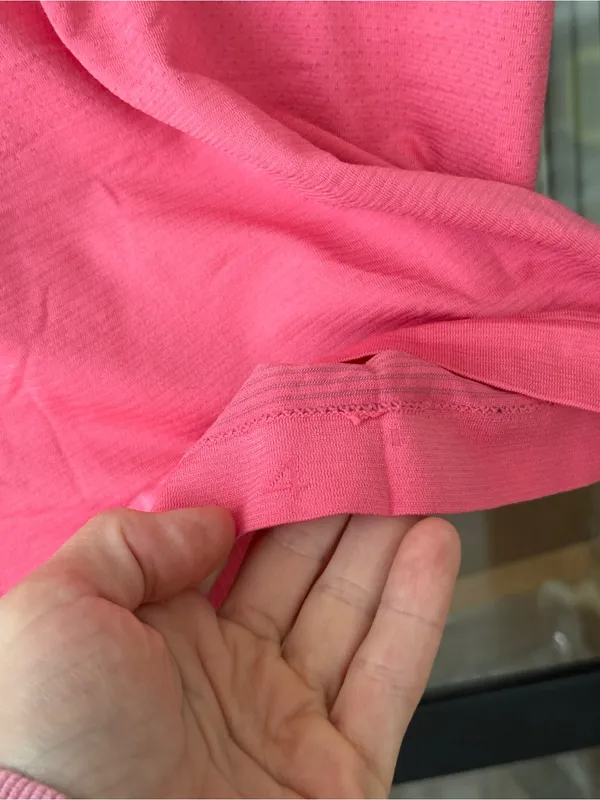 Lululemon Swiftly Tech Short Sleeve 2.0 Race Length Guava Pink short sleeve crop - Image 4