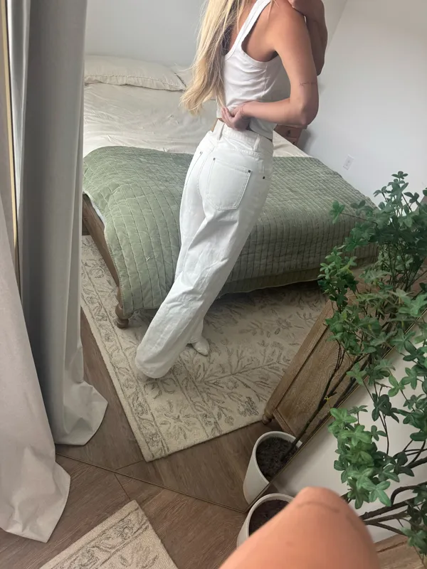 OneMile Jeans White Size 0 - Image 3