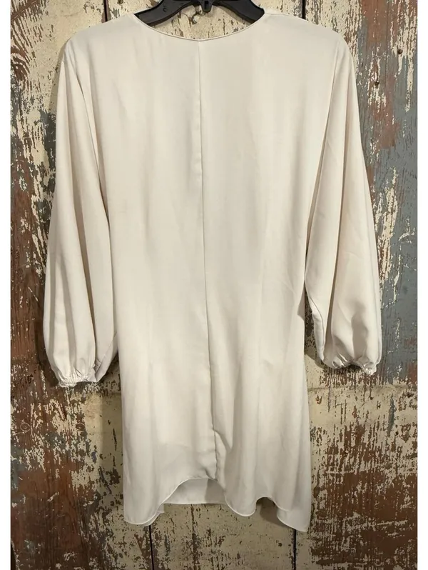 Amanda Uprichard Calabra Dress, Ivory, size small - Image 5