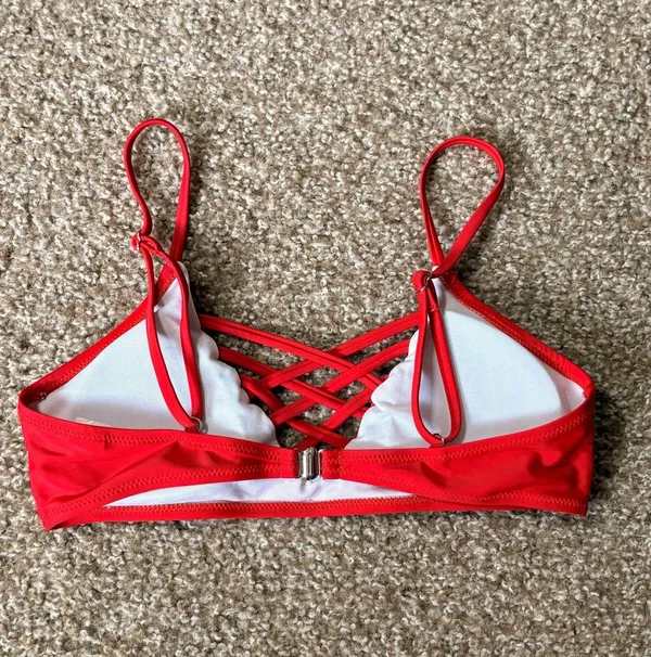 Red Swimsuit Top - Image 2