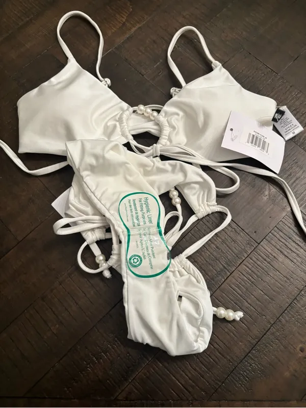 Dippin' Daisy's Elegance Bandeau Bikini Top & Blushing Cheeky Bikini Bottom - Image 8