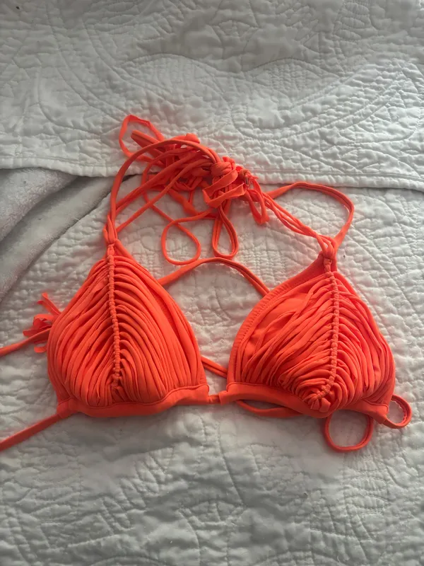 PQ Swim Top Orange - Image 2
