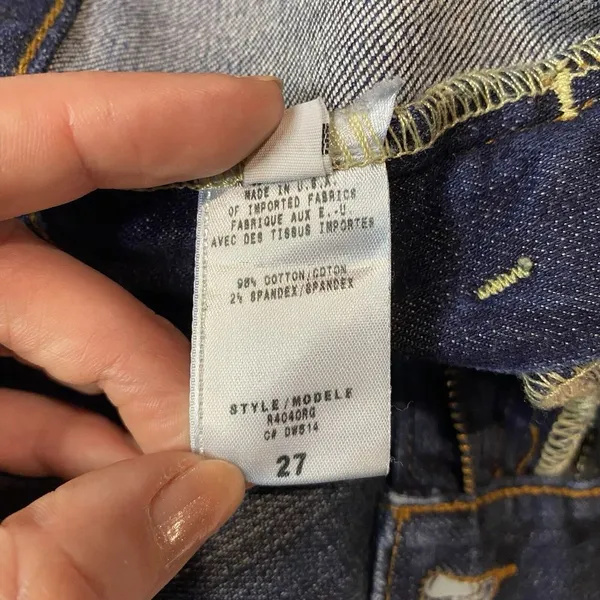 Guess Premium Denim Flirt Bootcut Dark Wash Jeans Women‎ Size 27 Pants Stretch - Image 7