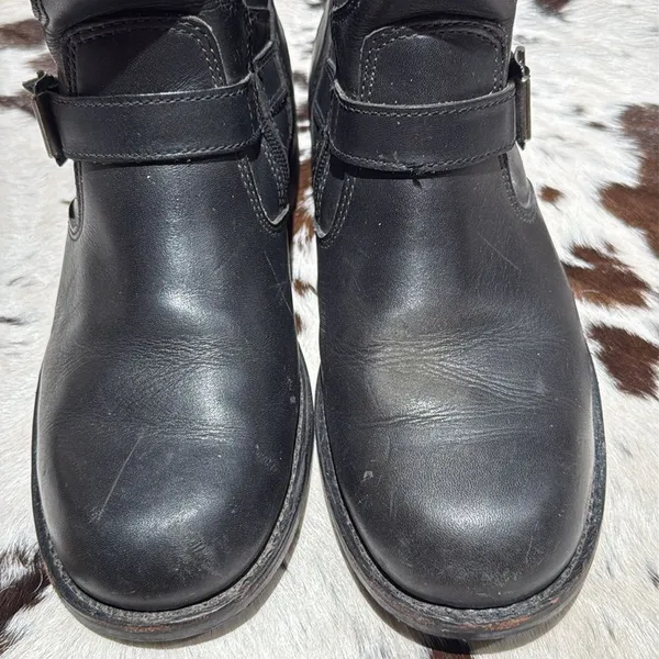 HARLEY-DAVIDSON Booker Motorcycle Riding‎ Boots size 8 A14 - Image 5