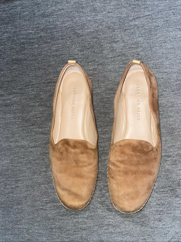 Veronica Beard Jaide Suede Moccasin Loafer in Pecan Size 9.5M - Image 8