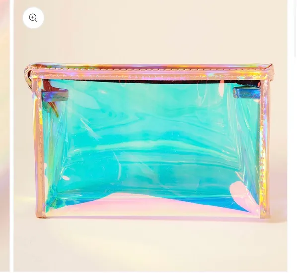 Iridescent Transparent Pouch Bag Multiple - Image 3
